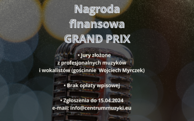I Ogólnopolski Konkurs na Wokalną Kompozycję Jazzową 2024